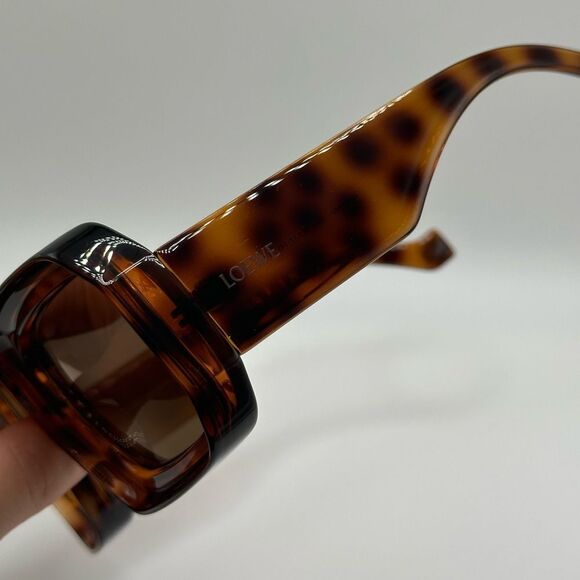 NEW LOEWE LW40064U 5652G Shiny Dark Havana Brown Women - Picture 6 of 13